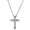 Chain Pendants TK1858 Stainless Steel Chain Pendant with AAA Grade CZ