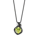 Chain Pendants TK2629 Black - Stainless Steel Chain Pendant with CZ