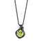 Chain Pendants TK2629 Black - Stainless Steel Chain Pendant with CZ