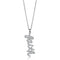 Silver Charms & Pendants Crystal Pendant LO3488 Rhodium Brass Chain Pendant with Top Grade Crystal Alamode Fashion Jewelry Outlet