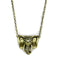 Crystal Pendant LO3716 Antique Copper Brass Chain Pendant with Crystal