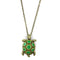Crystal Pendant LO3718 Antique Copper Brass Chain Pendant with Crystal