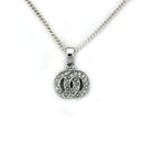 Crystal Pendant LOA1163 Rhodium Brass Chain Pendant with Top Grade Crystal