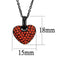 Crystal Pendant TK2791 - Stainless Steel Chain Pendant with Crystal