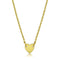Gold Pendant For Women LO3843 Gold & Brush Brass Chain Pendant