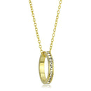 Gold Pendant For Women LO3930 Gold Brass Chain Pendant with Crystal