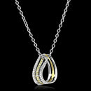 Gold Pendant For Women TS157 Gold+Rhodium 925 Sterling Silver Chain Pendant