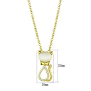 Gold Pendant For Women TS409 Gold 925 Sterling Silver Chain Pendant