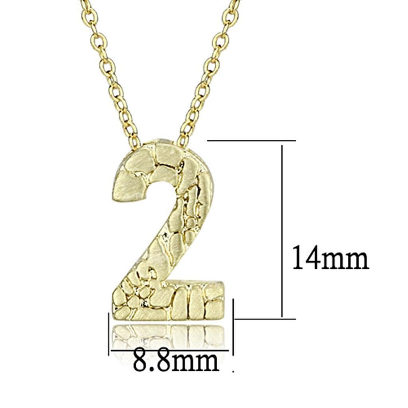 Gold Pendant LO3461 Flash Gold Brass Chain Pendant with Top Grade Crystal
