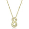 Gold Pendant LO3466 Flash Gold Brass Chain Pendant with Top Grade Crystal