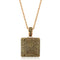 Gold Pendant LO3472 Rose Gold Brass Chain Pendant with Top Grade Crystal