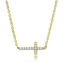 Gold Pendant LO3477 Flash Gold Brass Chain Pendant with Top Grade Crystal