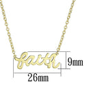 Gold Pendant LO3485 Gold Brass Chain Pendant