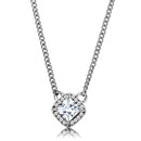 Pendant DA096 Stainless Steel Chain Pendant with AAA Grade CZ