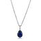 Pendant LO4683 Rhodium 925 Sterling Silver Chain Pendant with AAA Grade CZ