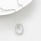 Silver Charms & Pendants Pendant LO4691 Rhodium Brass Chain Pendant with AAA Grade CZ Alamode Fashion Jewelry Outlet