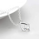 Pendant LO4692 Silver+ e-coating Brass Chain Pendant with AAA Grade CZ