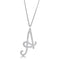 Silver Charms & Pendants Pendant LO4707 Silver Brass Chain Pendant with Top Grade Crystal Alamode Fashion Jewelry Outlet