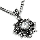 Pendant Necklace TK454 Stainless Steel Chain Pendant with AAA Grade CZ