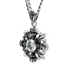 Pendant Necklace TK454 Stainless Steel Chain Pendant with AAA Grade CZ