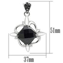 Pendant Necklace TK560 Stainless Steel Chain Pendant with Synthetic