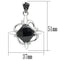 Pendant Necklace TK560 Stainless Steel Chain Pendant with Synthetic