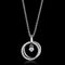 Pendant TS451 Rhodium 925 Sterling Silver Chain Pendant with AAA Grade CZ