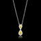 Silver Charms & Pendants Pendant TS606 Rhodium 925 Sterling Silver Chain Pendant with AAA Grade CZ Alamode Fashion Jewelry Outlet