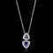 Pendant TS607 Rhodium 925 Sterling Silver Chain Pendant with AAA Grade CZ