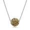 Silver Charms & Pendants Pendant VL057 Rhodium Brass Chain Pendant with Top Grade Crystal Alamode Fashion Jewelry Outlet