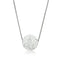 Pendant VL061 Rhodium Brass Chain Pendant with Top Grade Crystal