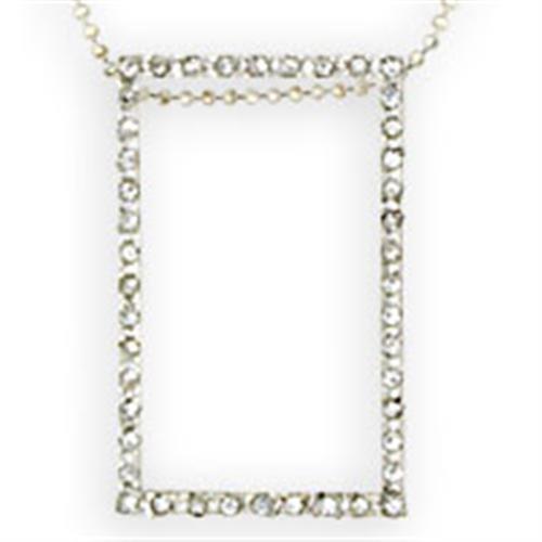 Pendants 36516 - 925 Sterling Silver Chain Pendant with Top Grade Crystal