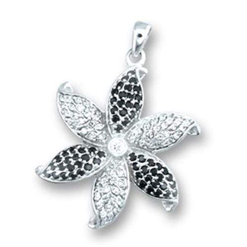 Silver Charms & Pendants Pendants 41608 - 925 Sterling Silver Pendant with AAA Grade CZ Alamode Fashion Jewelry Outlet