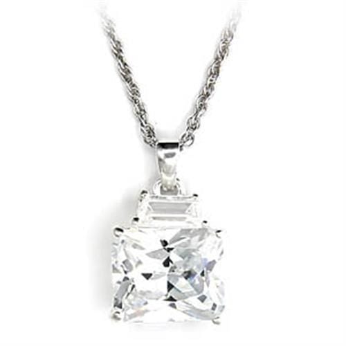 Silver Charms & Pendants Pendants 6X304 - 925 Sterling Silver Pendant with AAA Grade CZ Alamode Fashion Jewelry Outlet