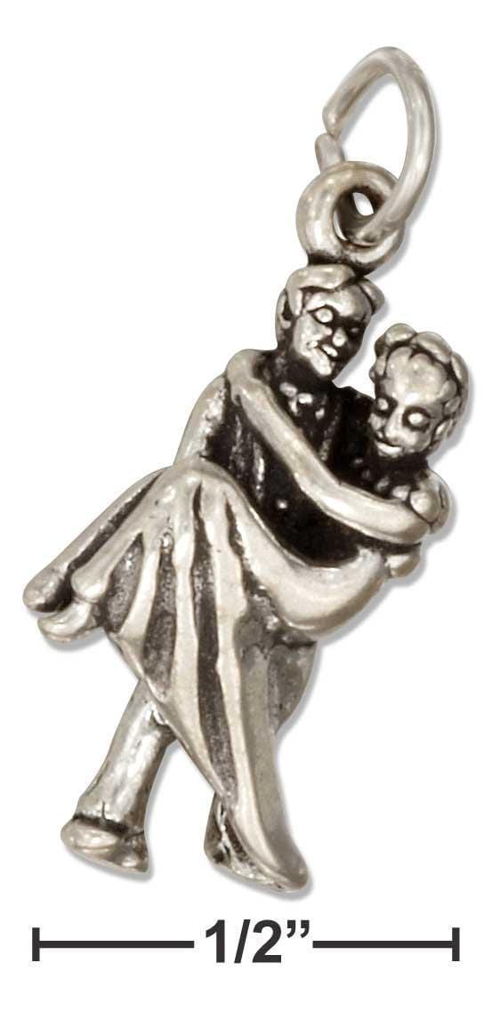 Silver Charms & Pendants Sterling Silver 3d Bride And Groom Charm JadeMoghul