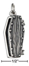 Silver Charms & Pendants STERLING SILVER 3D COFFIN CHARM WITH LID THAT OPENS JadeMoghul