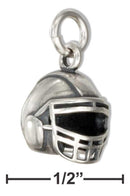 Silver Charms & Pendants Sterling Silver 3D Football Helmet Charm JadeMoghul Inc.