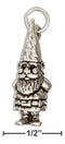 Silver Charms & Pendants Sterling Silver 3D Gnome Charm JadeMoghul Inc.