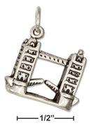 Silver Charms & Pendants Sterling Silver 3D London Bridge Charm JadeMoghul Inc.