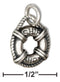 Silver Charms & Pendants Sterling Silver 3D "Ship Ahoy" Buoy Life Ring Charm JadeMoghul Inc.