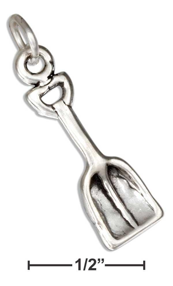 Silver Charms & Pendants Sterling Silver 3D Shovel Charm JadeMoghul Inc.