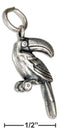 Silver Charms & Pendants Sterling Silver 3d Toucan Charm JadeMoghul