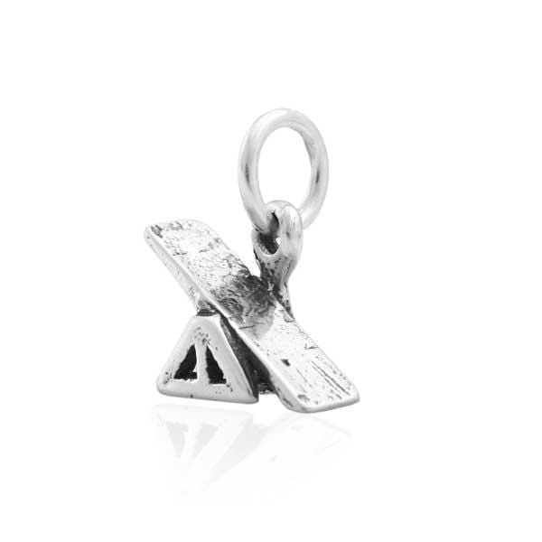 Silver Charms & Pendants Sterling Silver Agility See-Saw Teeter Dog Charm JadeMoghul Inc.