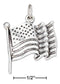 Silver Charms & Pendants Sterling Silver American Flag Charm JadeMoghul Inc.