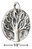 Silver Charms & Pendants Sterling Silver Ancient Coin With Tree Of Life Charm JadeMoghul Inc.