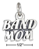 Silver Charms & Pendants Sterling Silver Antiqued "Band Mom" Charm JadeMoghul Inc.