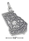 Silver Charms & Pendants Sterling Silver Antiqued Georgia State Charm JadeMoghul Inc.