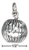 Silver Charms & Pendants Sterling Silver Antiqued Jack-O-Lantern Charm JadeMoghul Inc.