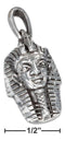 Silver Charms & Pendants Sterling Silver Antiqued King Tut Charm JadeMoghul Inc.