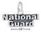 Silver Charms & Pendants Sterling Silver Antiqued "National Guard" Charm JadeMoghul Inc.